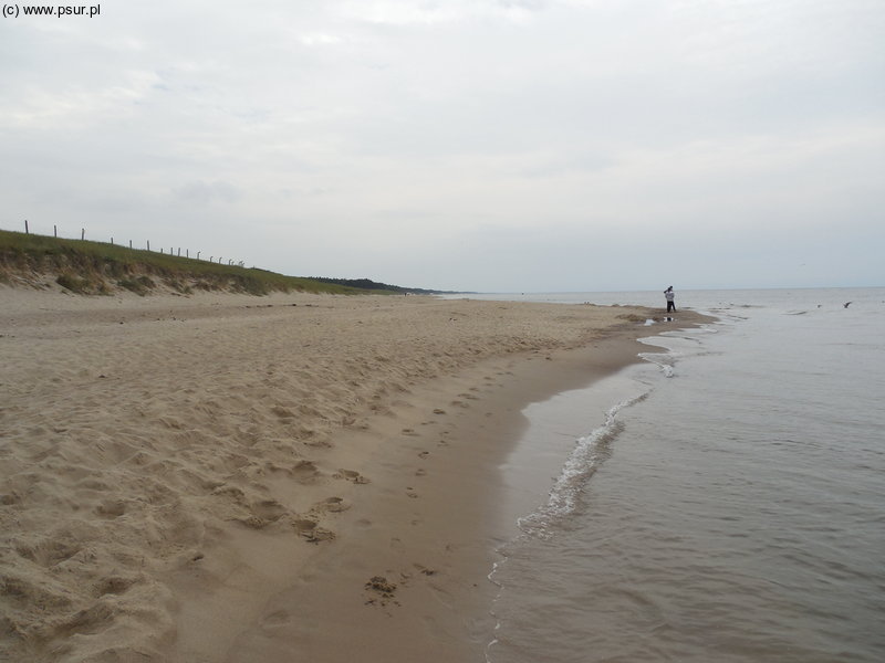 Pusta, szeroka plaża