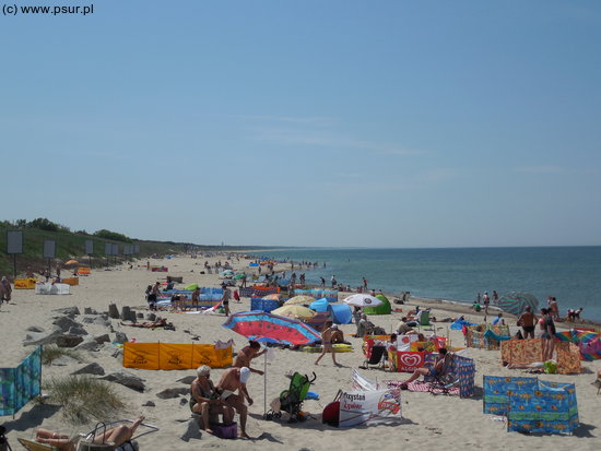 Plaża w Darłówku Zachodnim