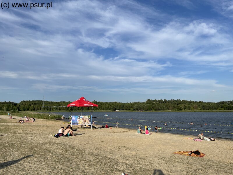 Kąpielisko nad zalewem w Stradomii Wierzchniej