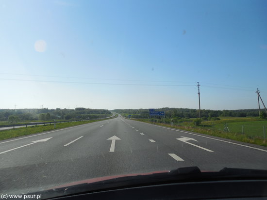 Widok na autostradę