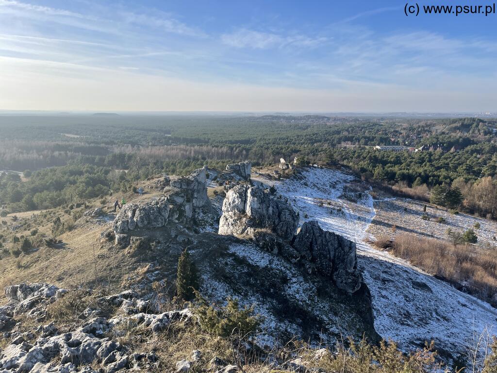 Skałki - widok z góry