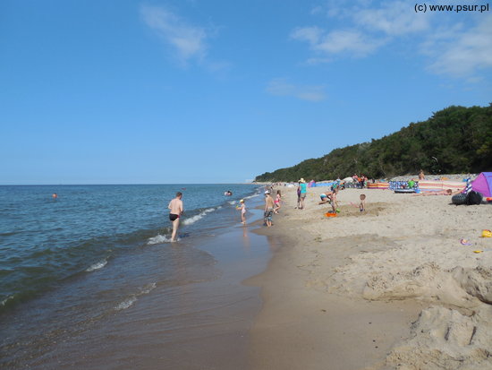 Plaża w Pustkowie